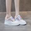 Baotou Half Slippers Women Wear Mesh, Breathable Thick-soled Sports and Leisure Shoes, Small White Shoes Women's Foam Soles Are Light and Comfortable