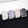 3 Button TPU Car Smart Key Case Cover Fob for Hyundai Elantra Sonata Tucson Creta Santa Fe Ix35 I30 Ix45 I20 I10 Accent Keychain