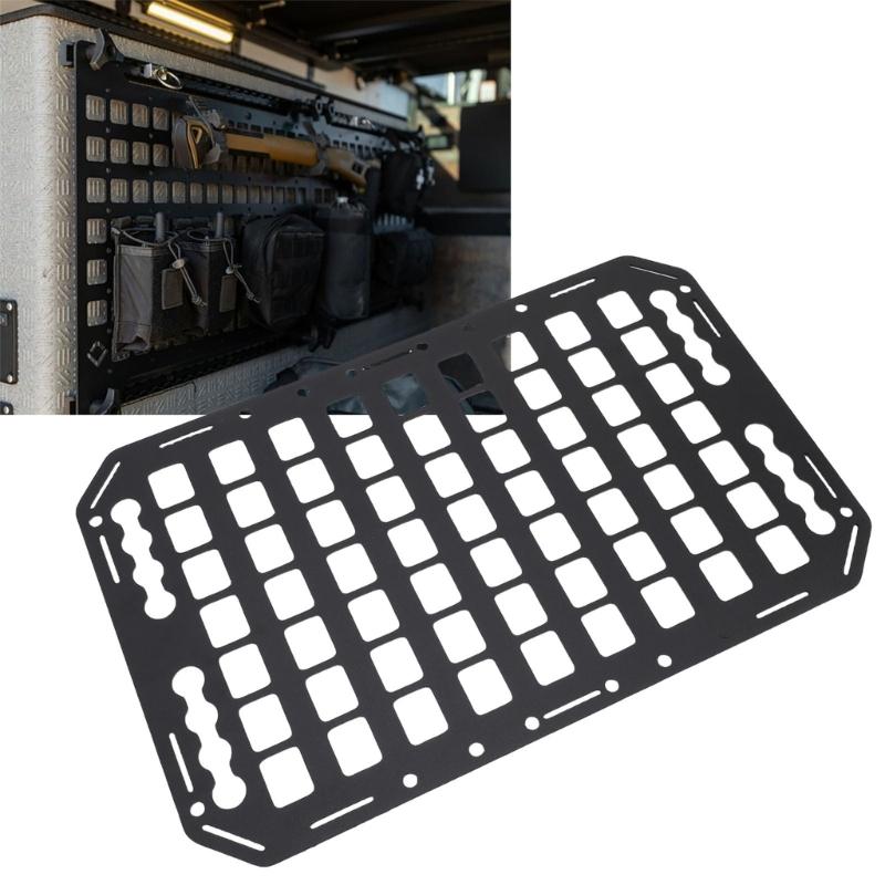 Versatiles Panel Organizers For Efficient Storage Of Small Items And Gear In Vehicles Featuring Modular Slot Design