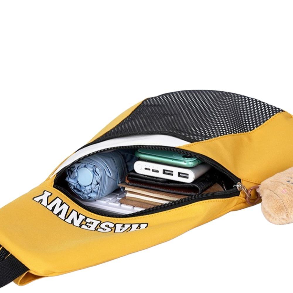 Multifunctional Sling Chest Bag Large Capacity Crossbody Bag Single Daypack  Shopping