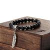 Shoveoff Svb-#180 8Mm Cut Onyx Bracelet