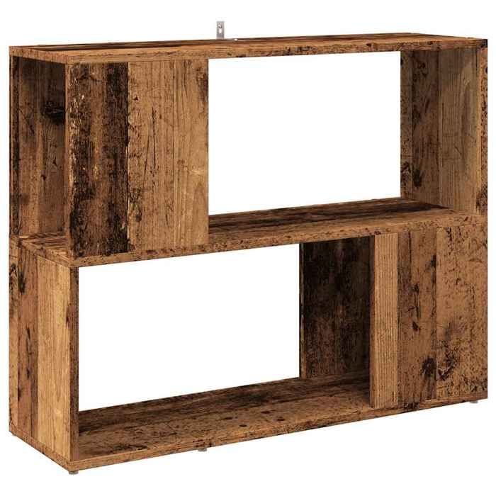 VidaXL Bookcase/Room Divider Old Wood 80x24x63 Cm, Room Divider, Partition Wall, Shelf At 856734