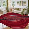 Detroit Red Wings Design Crystal Velvet Rug Soft Decorative Mat for Bedroom Entrance