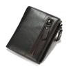 Men's Genuine Leather Wallets Multifunction Card Holder Vintage Short Wallet Business Clutch Bags