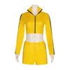 Tr Fabric Cosplay Suit For Women The Bride Yellow Costume For Game And Anime Roleplay