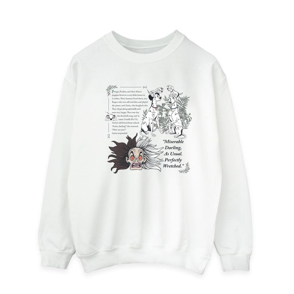 Disney Mens 101 Dalmatians Miserable Darling Sweatshirt