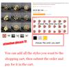 5Pcs/Lot Mini Stainless Steel Charms Fashion Metal Leaf Flower Butterfly Sun Pendants for Makings DIY Jewelry Handmade Craft