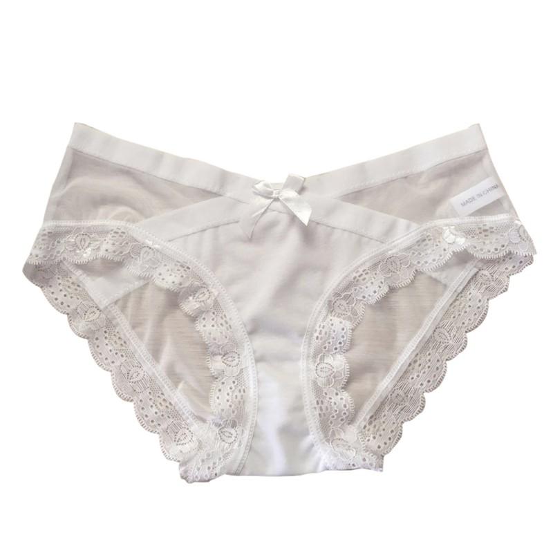 

Женское хлопковое сетчатое нижнее белье, трусы с низкой талией, бесшовные трусики L