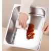 Stainless Steel Tray Deepened Thickening Stainless Steel Tray with Lid square Stainless Steel Cat Litter Box