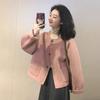 Women's Korean Style Woolen Coat - Small Fragrance, Short, Casual for Autumn/Winter 2025