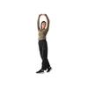 Skechers Godri Sports Series Quick-Dry Solid Color Comfortable Mid-Waist Work Knitted Sports Pants Women Bottoms Carbon-Black P225W121-0018