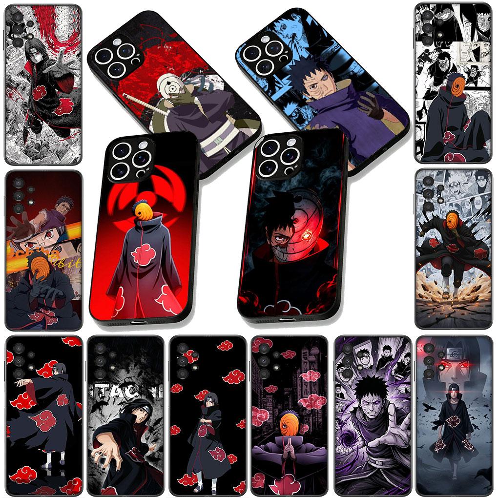 Obito Itachi Uchiha Narutos Tobi Akatsuki Cover for Apple iPhone 13 12 Mini XS 11 Pro Max 7 8 Plus + XR SE 2022 2020 SE3 Case