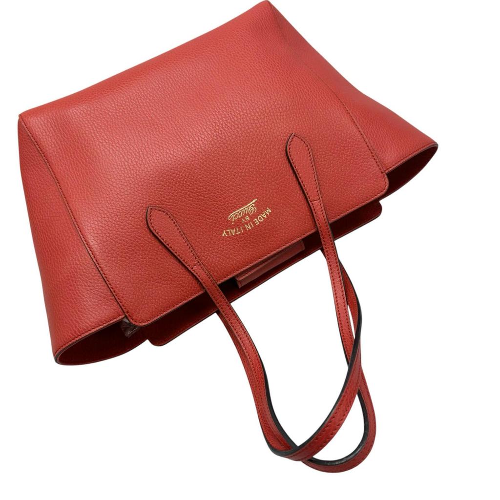 GUCCI Swing 354408 Tote Bag Red Women used