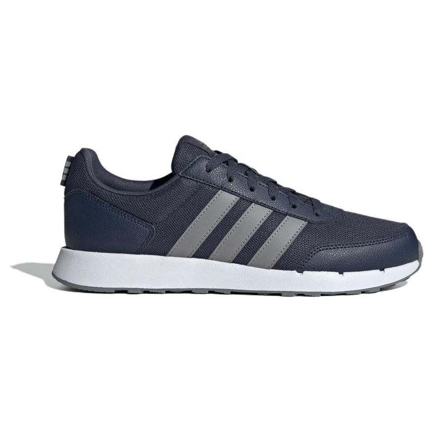 Adidas Neo Run 50S Comfortable Durable Breathable Low-Top Casual Running Shoes Unisex Sneakers Blue Gray IG6552