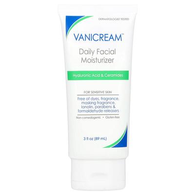 Daily Facial Moisturizer For Sensitive Skin, Fragrance Free, 3 Fl Oz (89 Ml)