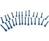 Upholstery Puller Set 27 Pieces/Silver