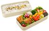 Skater Simple Lunch Silver Ion Made in Nekotto Box, 600ml, Two-Tier, (Ag+) Antibacterial, Japan, (SLBW6AG-A)