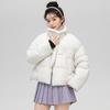 Winter Turtleneck Thickened Lamb Fur Jacket Button-down Jacket Women's Down Cotton Jacket Tide