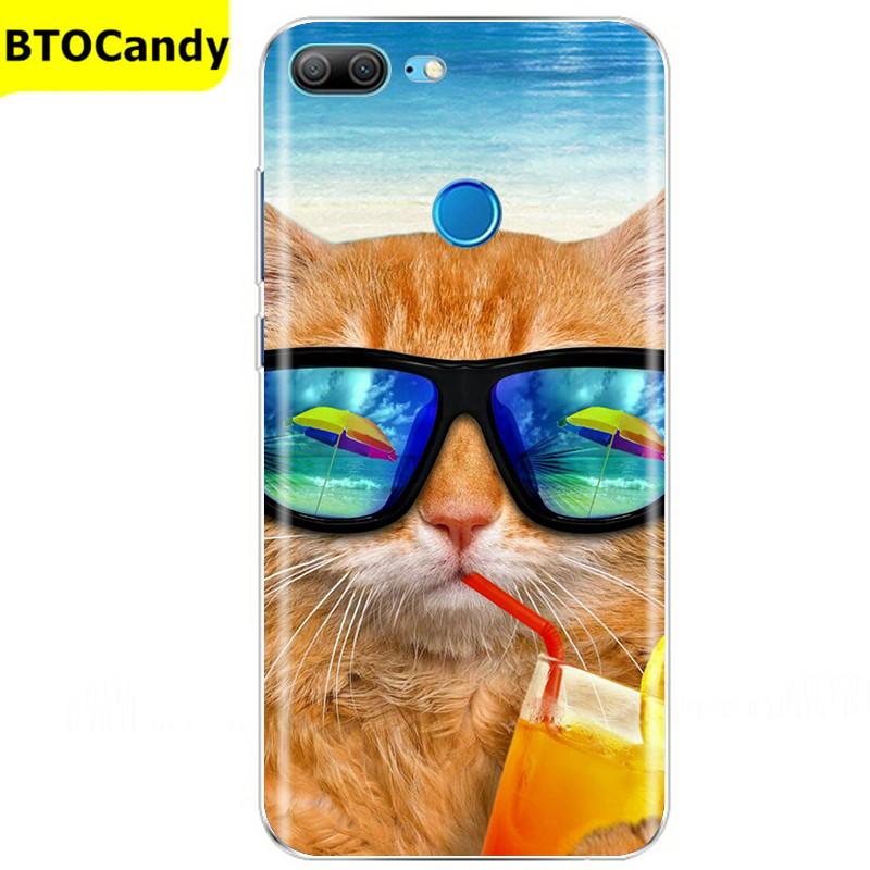 Etui For Honor 9 Lite Etui Kwiat Miękki Silikon Couqe Etui na Telefon Huawei Honor 9 Lite Etui Na Tył Honor9 9lite Coque Funda