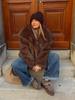 Women's Fluffy Faux Fur Lapel Coat - Casual Fox Fur Jacket