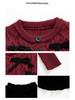 Girls' 2025 Autumn/Winter Knitted Cardigan and Velvet Skirt Set with Sweet Bow Cape