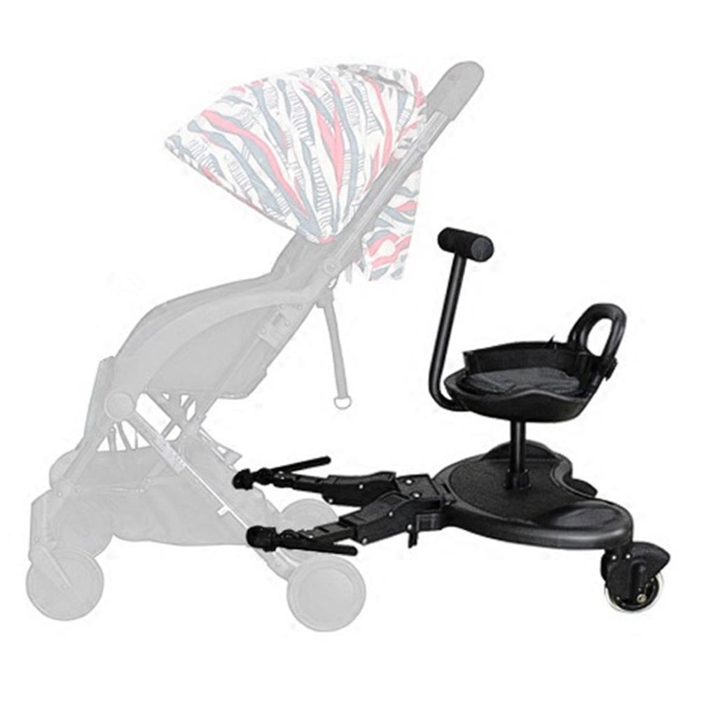 Universal Baby Strollers Pedal Adapter Trolley Auxiliary Trailer Buggy Pushchair Standing Seat Pushchair Step Board Accessories