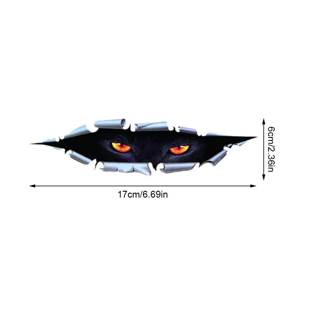 1 Pc 3D Cool Car Stick Creative Modified Sticker Eye Peeking Waterproof Auto Styling Car Interior Accessories Supplies