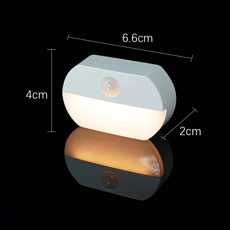 

Светодиодные ночники с датчиками человеческого тела, ночники для спальни, прикроватные светильники, светильники для гардероба, ночные светильники для детской комнаты, бытовые настенные светильники для помещений