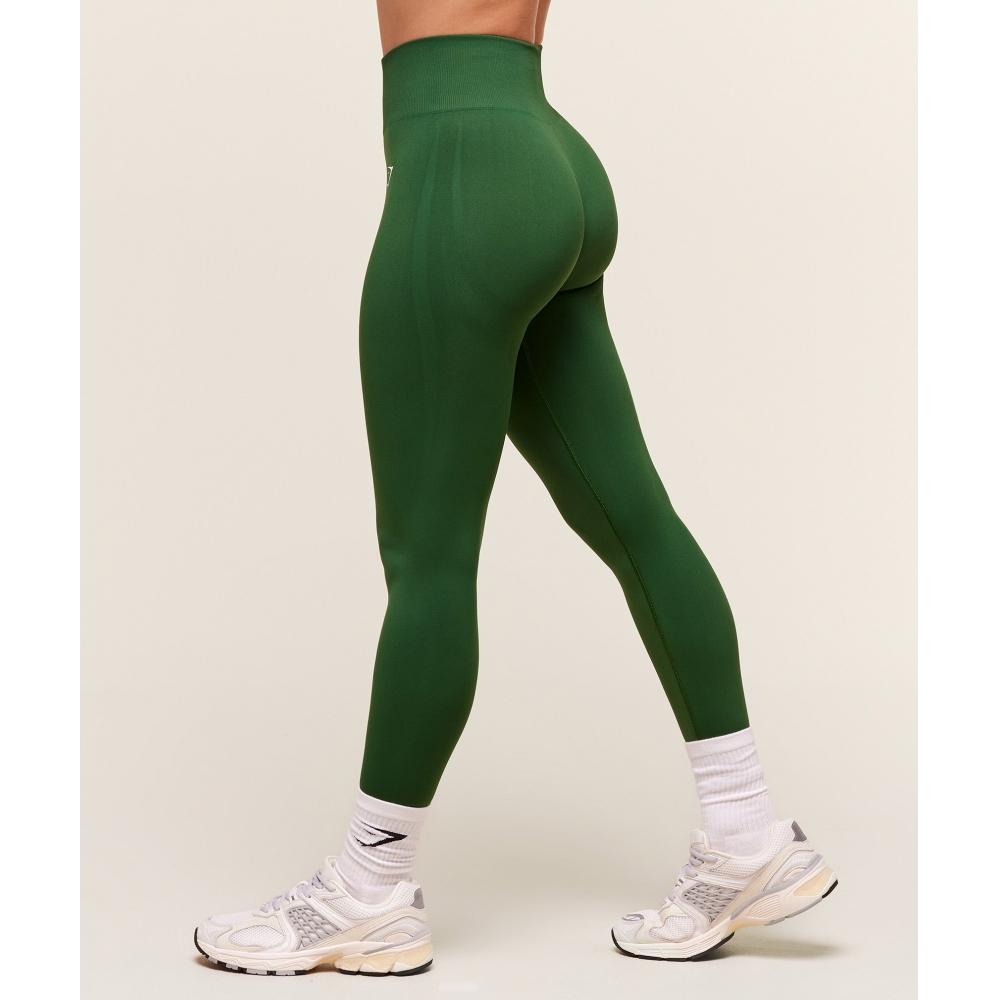 Gymshark Everyday Seamless Leggings Athletic Green B7a3l Ec7k