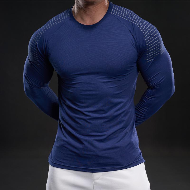 Long-sleeved Tights for Men's Outdoor Sports Running Fitness Training Muscle Quick-drying Top