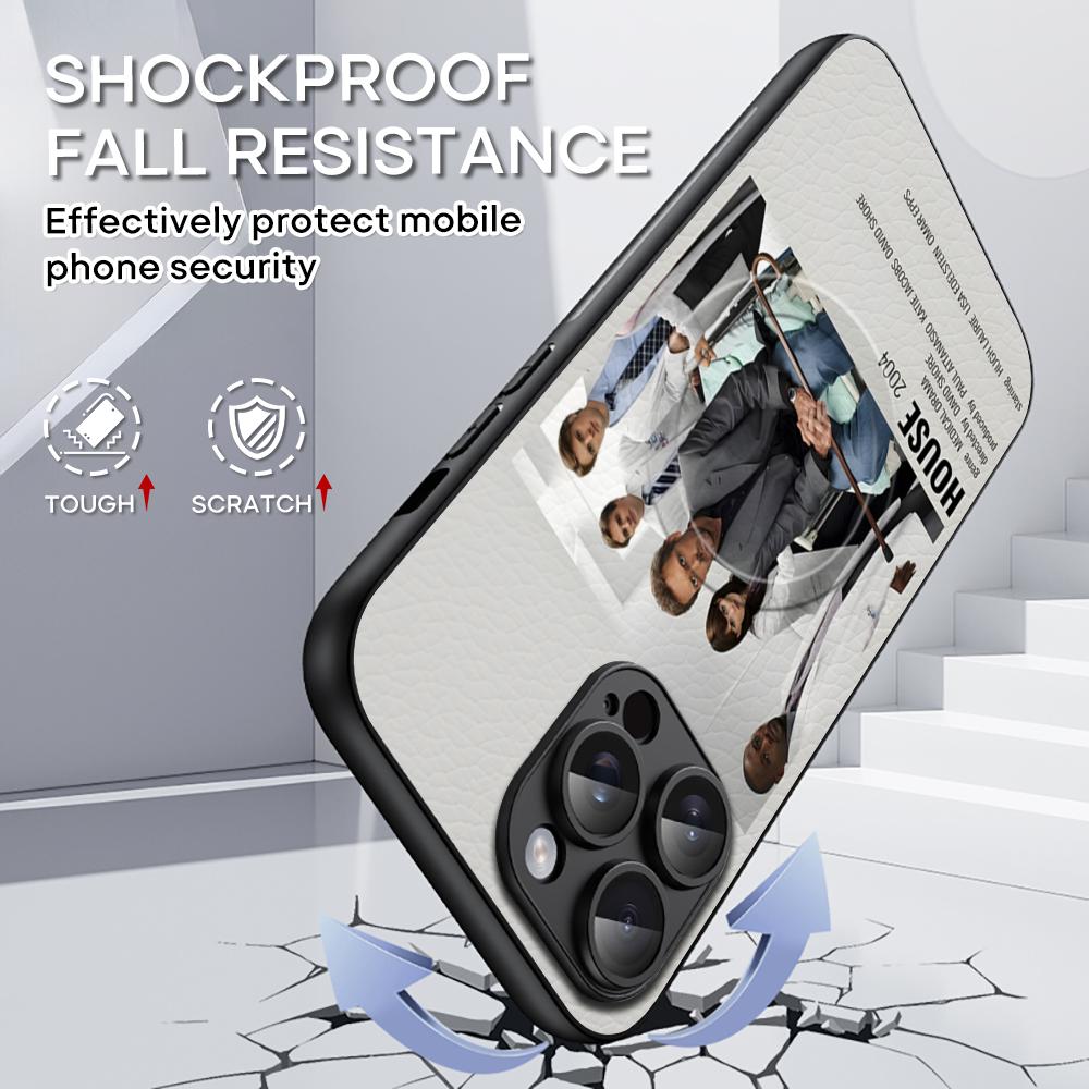 Popular House M.D TV Show Phone Case For iPhone 16 15 14 13 12 11 Plus Pro Max High-end Luxury Magsafe Sheepskin