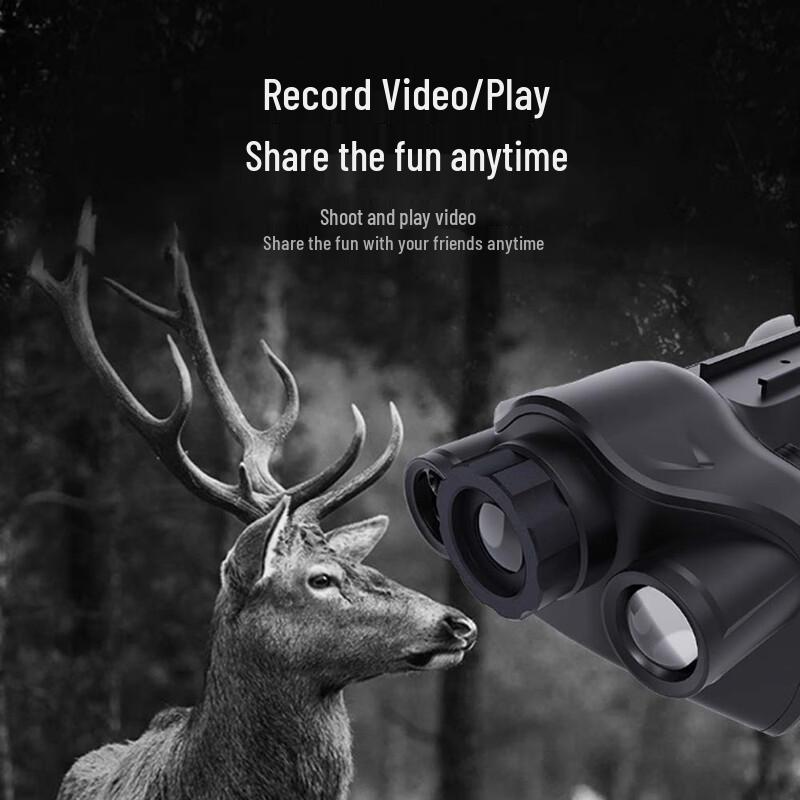 Professional Head-Mounted Low-Light Night Vision Binoculars