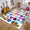Tapis en Polyester Blox Fruit, Tapis d'Intérieur Doux pour Chaise de Bureau, Salon, Bureau d'Ordinateur - Design de Tapis Décoratif pour Bureau à Domicile