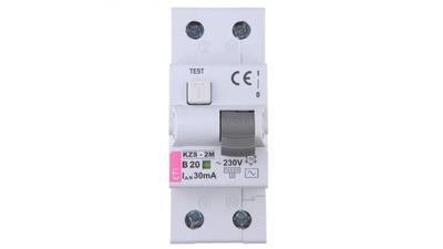 Differential Circuit Breaker 2P 20A B 0.03A Type AC KZS-2M 002173105