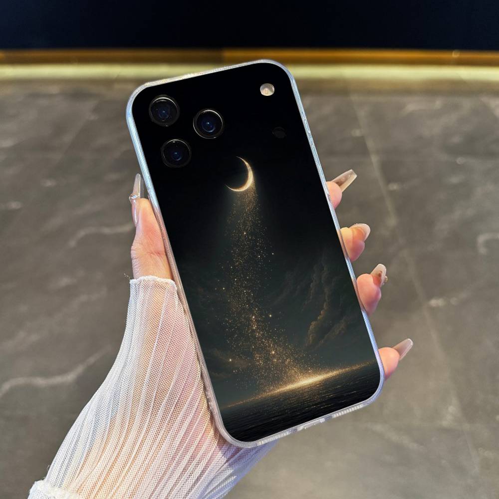 

Сказочный Звездный Небо Чехол для Телефона Для iPhone 17,16,15,14,13,12,11 Pro,Max,Plus,X,XS,XR,SE4,E Mini Прозрачный Мягкий Чехол iPhoneXSMAX