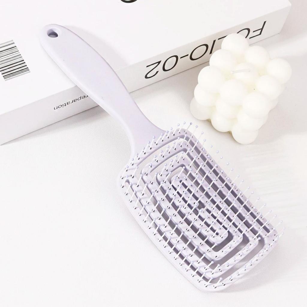 1 Piece Hollow Hair Brush - Suitable for Both Dry and Wet Use, Ergonomic, Easy To Maintain styling,Special for Real Hair Wigs