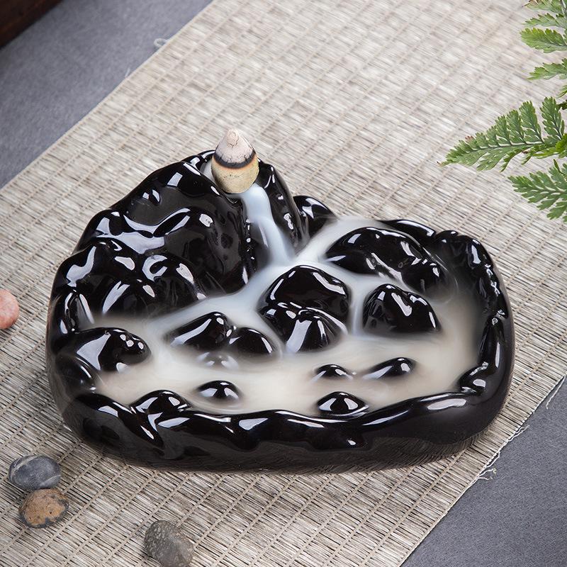 Buddha Hand Ceramic Backflow Incense Burner Aromatherapy Ornament