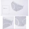 DULASI Cotton Bow Panties Women Underwear Striped Briefs Breathable for Girls Panty Lady Mid-Waist