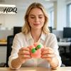 Anxiety Relief Stress Ball Soft Snow Peach Slow-Rising Squeeze Toy Realistic Fruit-Shaped PU Fidget Sensory for Novelty Decompression Gadget