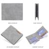 Baellerry Brand Design Men Short Wallets Fashion Classic Purse Vintage Business Bifold Wallet Card Holder Gifts