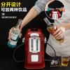 Household Retro Creative Large Capacity Impact Resistant and Pressure Resistant Plastic 2L Bar Double Gun Wine Disperser Tool