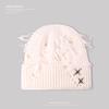 Autumn and Winter Warm Hats for Women Versatile Star Hole Knitted Hats  Warm Ear Protection Woolen Hats for Men