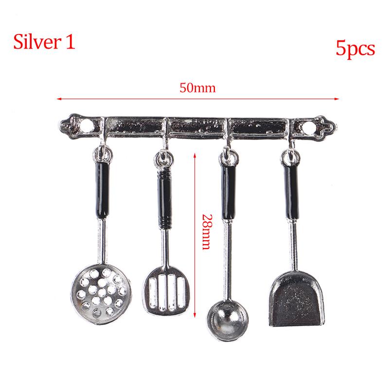 

1/12 Dollhouse Miniature Kitchen Utensils Tool Pretend Play Decor Doll Food Toy as the picture