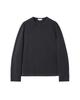 Misekiseoulmaen Diagonal Henley Neck Long Sleeves Black