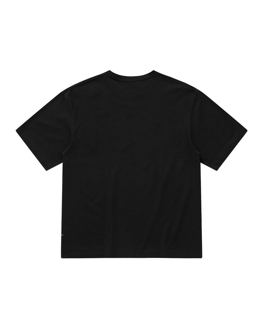 COVERNAT Cool Cotton Shine C Logo T-Shirt Black