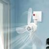 Adjustable Space Saving E27 Socket Fan AC85-265V Quiet Operation 30cm Diameter Adjustable Blade For Dorm Kitchen Indoor