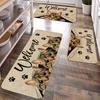1Pcs Anti Fatigue Kitchen Rugs Cute Cat- Print Waterproof Non-Slip Thick Cushioned Kitchen Mat Heavy Duty Comfort Standing Mat for Kitchen