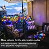 5M 20LED Solar String Lights Outdoor Waterproof Cherry Blossom 8 Mode Battery Operated Flower Lamp Christmas Garden Party Decor