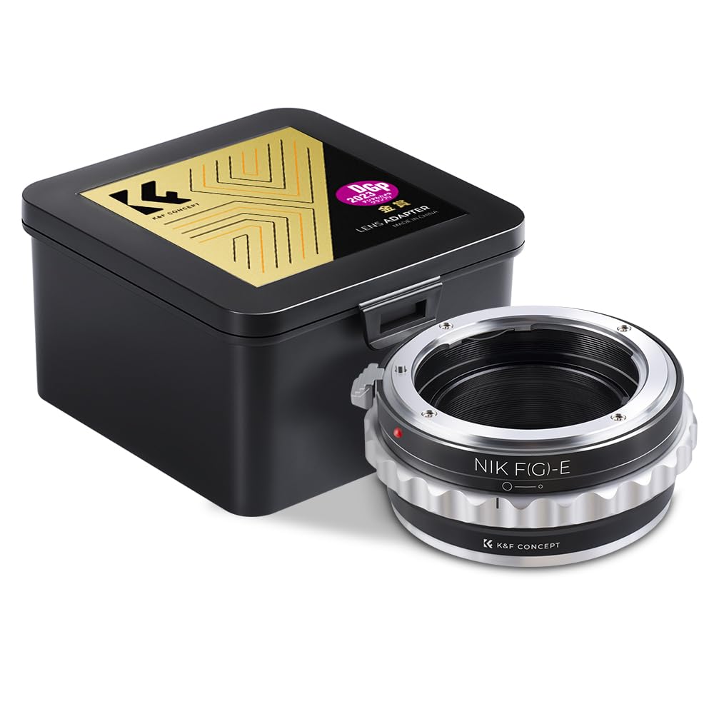CONCEPT Mount Adapter for Nikon Lenses To Sony NEX Infinity Direct from the Manufacturer K&F F-Mount G-Type E-Mount Cameras, High-Precision Focusing,