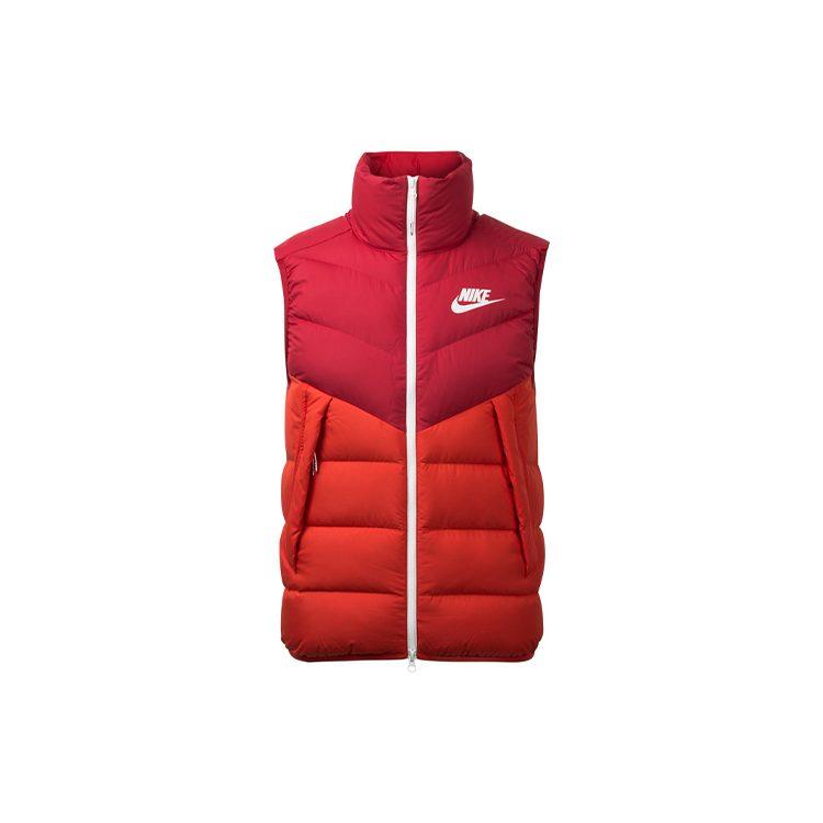 Nike Down Vests Men`s Red Stand